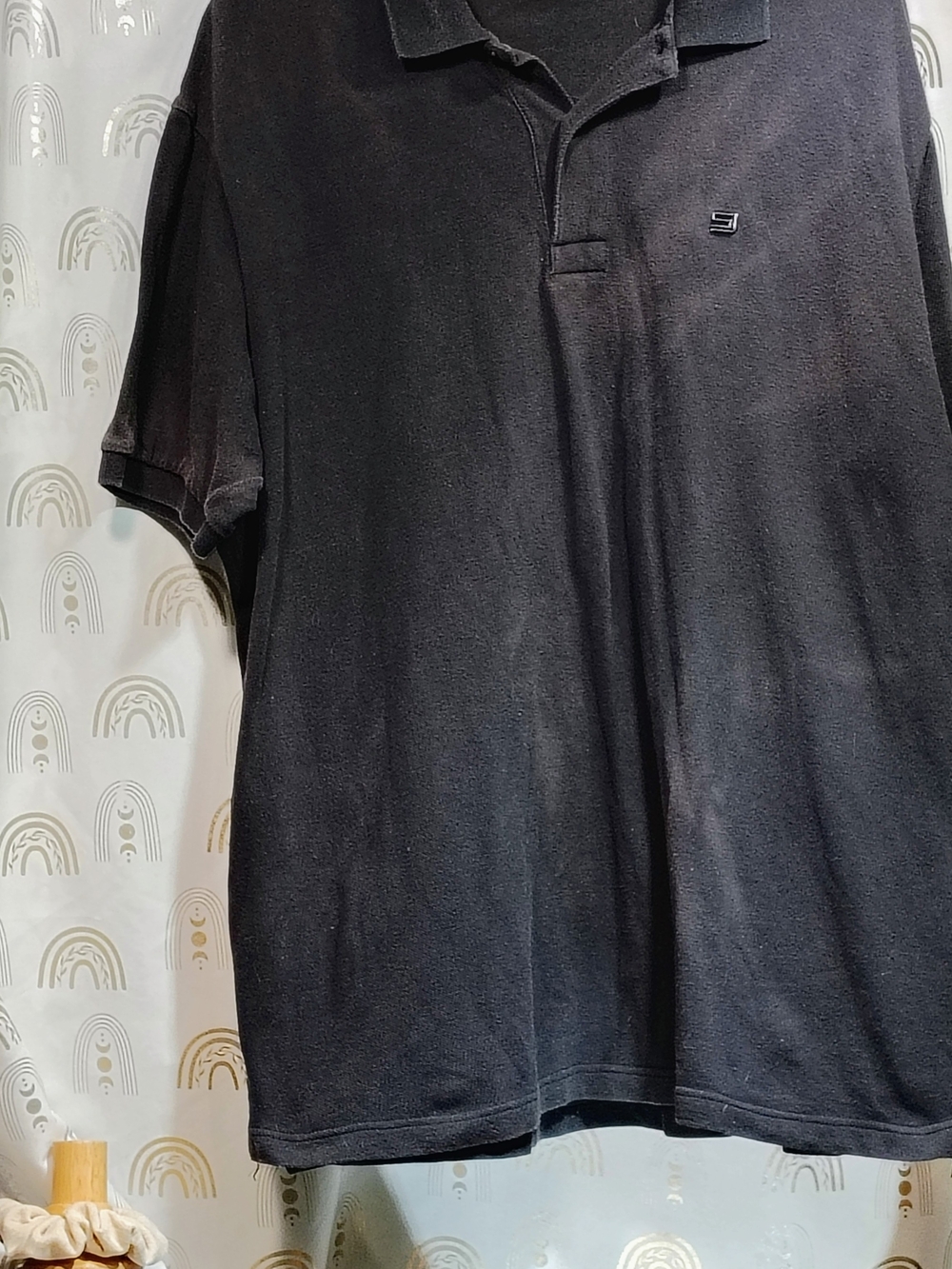 Sean Collection Black Polo Shirt with Subtle Logo